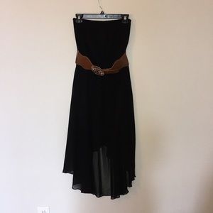 Black Strapless Dress